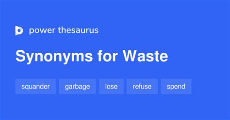synonyms for zero waste.